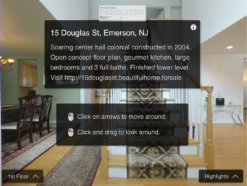 360º Virtual Tour of 15 Douglas St, Emerson, NJ 07630