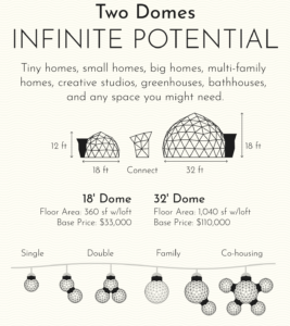 Geodesic homes
