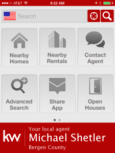Search for homes using my Mobile App